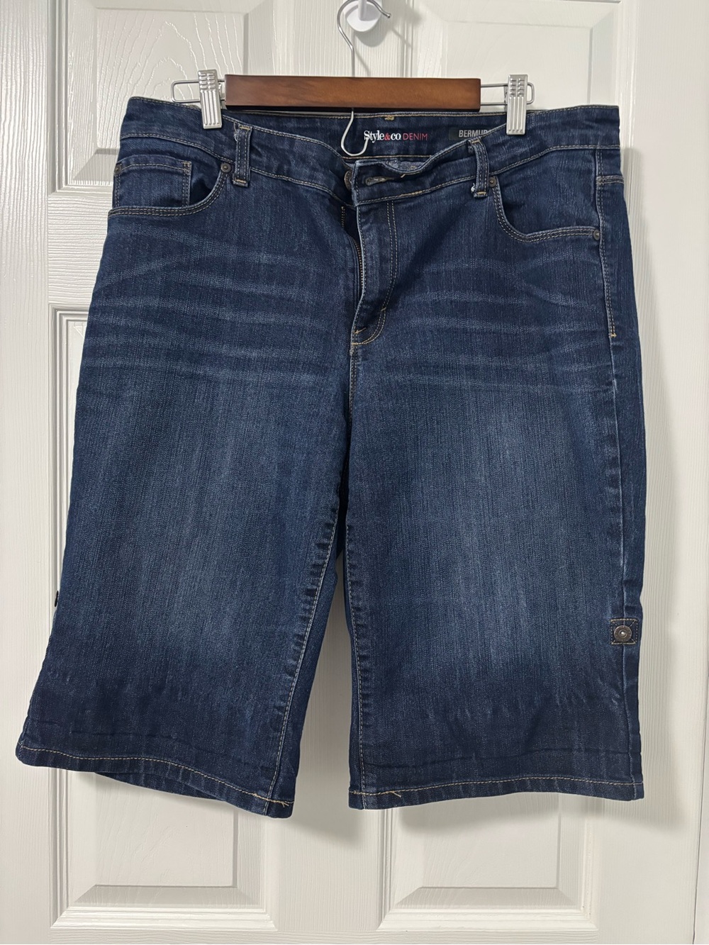 Style & Co. Women’s Dark Indigo Denim Shorts